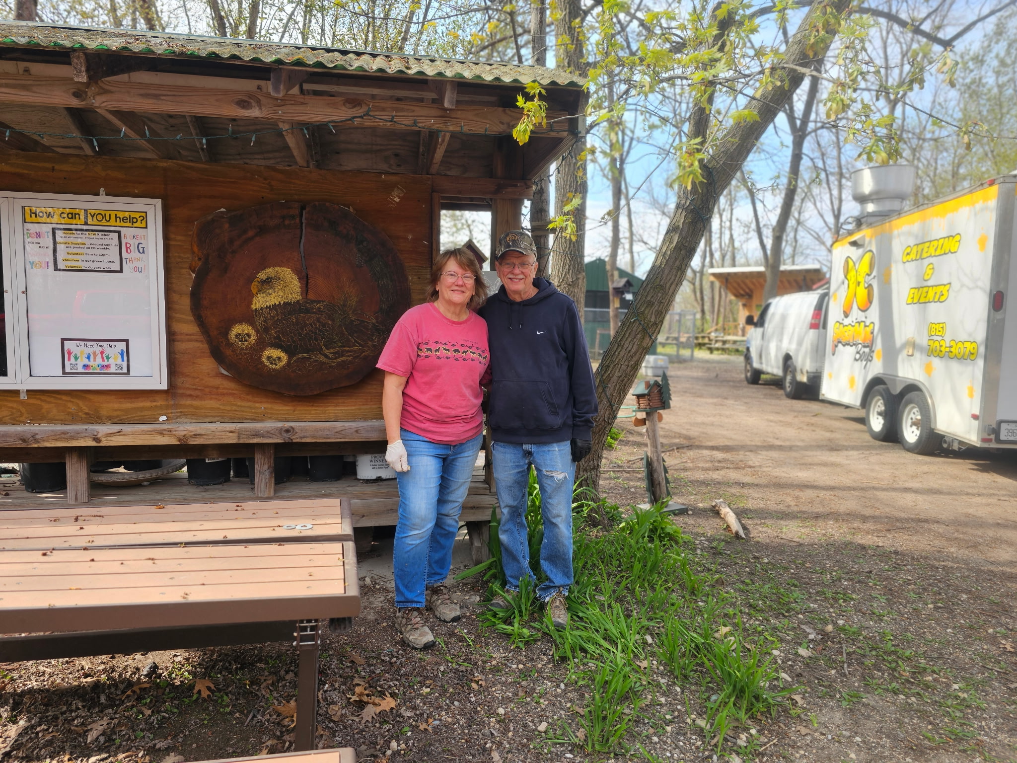 A Loon taking advantage of Hoo Havens Aquatic Area.